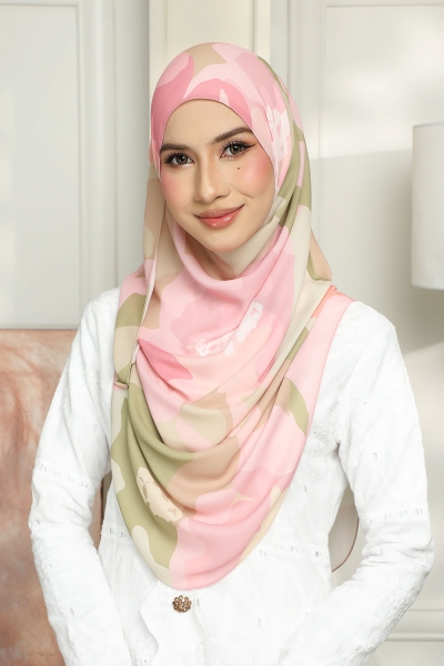 Aralyn Babes Printed Petals in Pink Olive